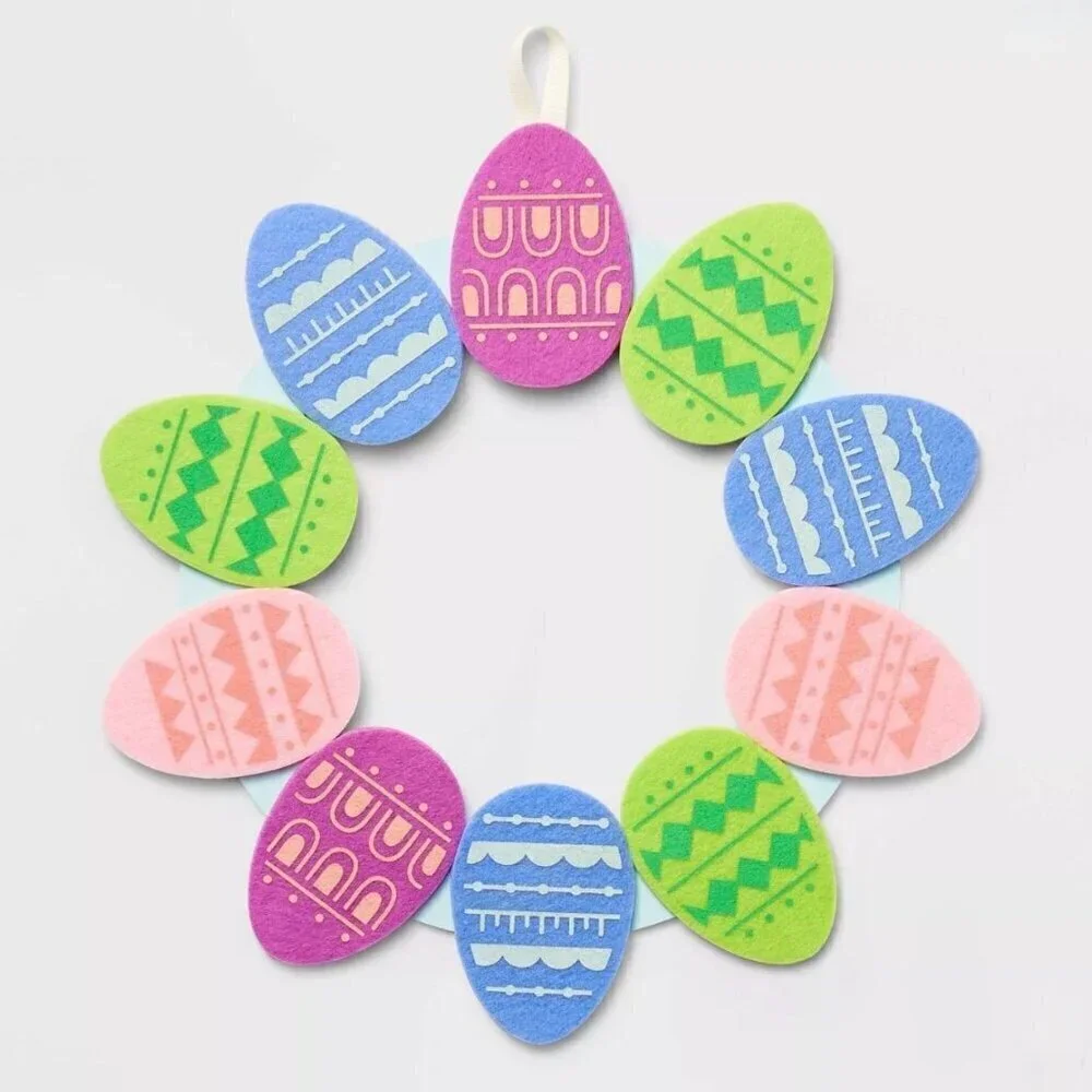 Target Spritz Easter Felt Colorful Egg 14